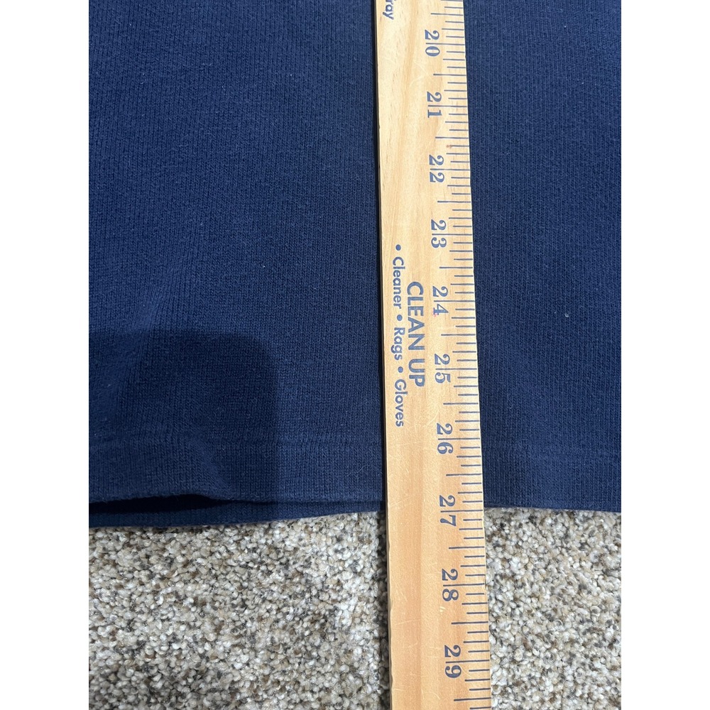 Polo Ralph Lauren Mens XXL Navy Blue 100%‎ Cotton Quarter Zip Pullover Sweater - Picture 7 of 7